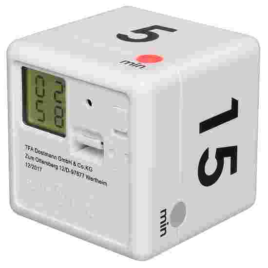 TFA Timer 'Cube', digitaal Wit
