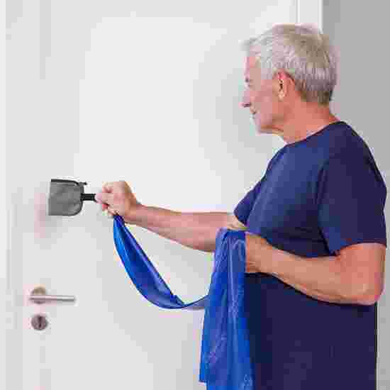 TheraBand 250 cm dans un étui zippé Bleu, très difficile