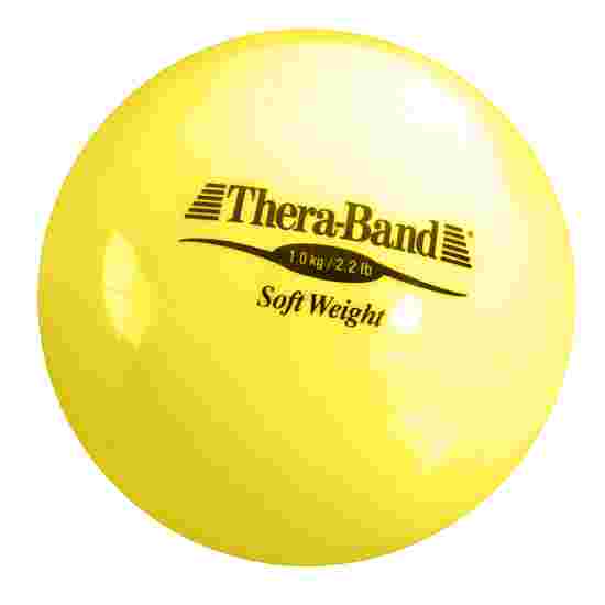TheraBand Balle lestée « Soft Weight » 1 kg, jaune