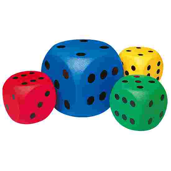 Volley Schuimstof-kubus Blauw, 16 cm