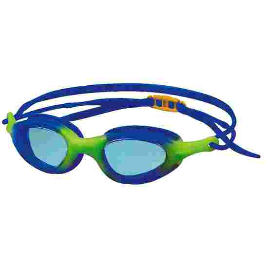 Zwembril &quot;Top&quot; Blauw/limoen: kinderen/jeugd