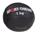 Medecine ball Sport-Thieme « Noir » 1 kg, ø 18 cm
