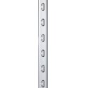 Sport-Thieme Buts en aluminium, 7,32x2,44 m, coins soudés, avec fixation par fourreaux Rail de fixation de filet