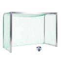 Sport-Thieme Minitraining doel, met inklapbare netbeugels 2,40x1,60 m, diepte 1,00 m, Incl. net groen (mw 4,5 cm)