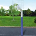 Sport-Thieme Basketbalunit "Fair Play Silent" met kettingnet Ring "Outdoor", 120x90 cm