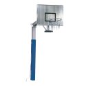 Sport-Thieme Basketbalinstallatie "Fair Play Silent" met hoogteverstelling Ring "Outdoor" neerklapbaar, 120x90 cm, Ring "Outdoor" neerklapbaar, 120x90 cm
