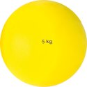 Sport-Thieme Stootkogel  van kunststof 5 kg, geel, ø 135 mm