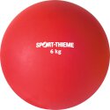 Sport-Thieme Stootkogel  van kunststof 6 kg, rood, ø 140 mm