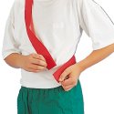 Écharpe de marquage avec fermeture auto-agrippante Rouge, Enfant, L : env. 50 (100) cm, Enfant, L : env. 50 (100) cm, Rouge