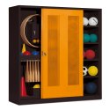 C+P Sportmateriaalkast Geel-oranje (RAL 2000), Antraciet (RAL 7021), Afzonderlijk slot per kast