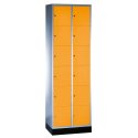 Sluitvakkast "S 4000 Intro" (6 vakken boven elkaar) 195x62x49 cm/ 12 vakken, Geel-oranje (RAL 2000)