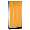Sluitvakkast "S 4000 Intro" (6 vakken boven elkaar) 195x92x49 cm/ 18 vakken, Geel-oranje (RAL 2000)