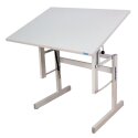 Möckel Table thérapeutique « ergo S 72 » Plateau rectangulaire, 80x60 cm, Plateau rectangulaire, 80x60 cm
