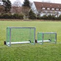Mini but de football Sport-Thieme « Safety » 1,20x0,80 m, Filet inclus, vert (mailles 10 cm)