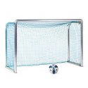 Sport-Thieme Mini-Trainingsdoel "Protection" 1,80x1,20 m, Tortiefe 0,70 m, Incl. net, blauw (mw 4,5 cm)