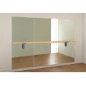 Miroir de danse  Dinamica Ballet « Amadeus » Barre simple de 3 m et 2 supports, 200x300 cm