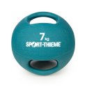 Sport-Thieme Medicinebal met handgrepen 7 kg, Lichtblauw