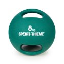 Sport-Thieme Medicinebal met handgrepen 8 kg, Groen
