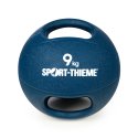 Sport-Thieme Medicinebal met handgrepen 9 kg, Donkerblauw