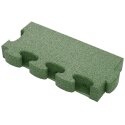 Gum-tech Randstuk "recht" voor valbeveiligingsplaten 8 cm , Groen