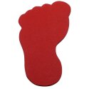 Marquage au sol Sport-Thieme Pied, 20 cm, Rouge
