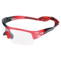 Unihoc Beschermingsbril "Victory" Junior, Zwart-neon rood