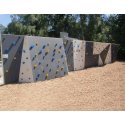 Boulderwand-bouwset "Outdoor Sport", Höhe 2,48m 372 cm, Zonder overhang