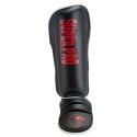 Protège-tibias Super Pro « Protector » XL, Noir-rouge