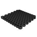 Gum-tech Grasrooster "Hexagon" 6,5 cm , Zwart