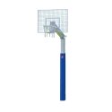 Sport-Thieme Basketbalinstallatie "Fair Play Silent 2.0" met kettingnet Ring "Outdoor" neerklappend, 120x90 cm