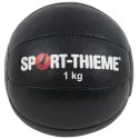 Sport-Thieme Medicinebal  "Zwart" 1 kg, 18 cm