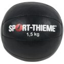 Sport-Thieme Medicinebal  "Zwart" 1,5 kg, 19 cm