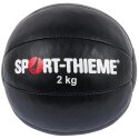 Sport-Thieme Medicinebal  "Zwart" 2 kg, 22 cm