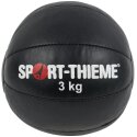 Sport-Thieme Medicinebal  "Zwart" 3 kg, 22 cm
