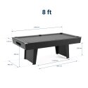 Table de billard Bison « Tirol » Vert, 8 ft