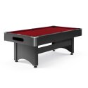 Table de billard Sportime « Galant Black Edition » Rouge, 8 ft