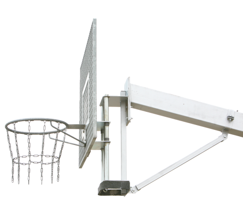 Dispositif de réglage en hauteur Sport-Thieme pour but de basket « Fair Play »