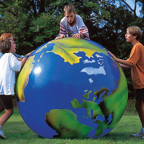 Ballon globe terrestre Togu avec impression des continents