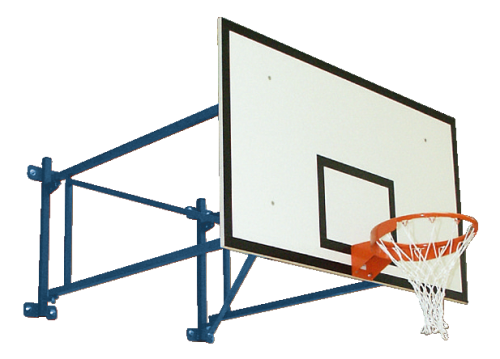 Sport-Thieme Basketbal-Wandset "Vaste uitvoering"