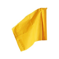 Sport-Thieme Vlag voor grenspaal tot ø 30 mm Neon geel