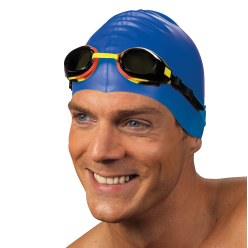 Bonnet de natation « Latex » Bleu