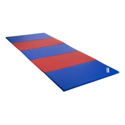 Sport-Thieme Tapis pliable 300x120x3 cm, Bleu-rouge