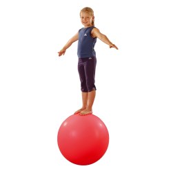 Boule d'équilibre Rouge fluo, ø env. 60 cm, 12 kg