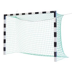  But de handball Sport-Thieme avec fixation par fourreaux et angles d’assemblage en acier Premium