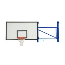 Basketbalwandconstructie draaibaar en in de hoogte verstelbaar