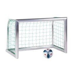  Mini but de football Sport-Thieme « Professional Compact », coloris aluminium naturel