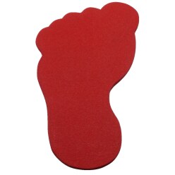 Sport-Thieme Marquage au sol Rouge, Flèche, 35 cm