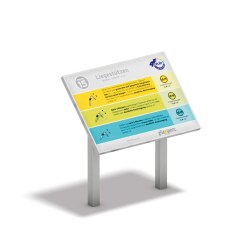 Playparc Informatiebord für 4FCIRCLE Stationen