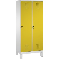 C+P Garderobekast/locker "S 3000 Evolo", vakbreedte 40 cm, met poten