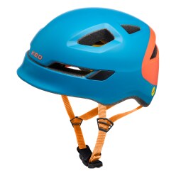  Casque de vélo KED « Pop Petrol Orange »